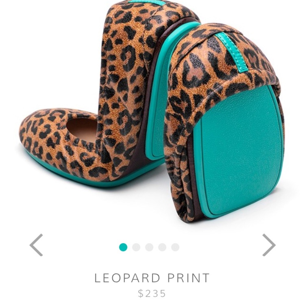 Tieks ballet flats leopard print